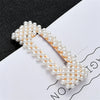 2019 Fashion Women Full Pearl Hair Clips Snap Barrette Stick Hairpins Hair Styling Tools Hair Accessories Hairgrip Gift